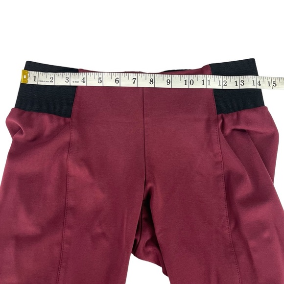 A Pea in the Pod Maroon Maternity Ponte Leggings Womens Size M - Picture 5 of 8